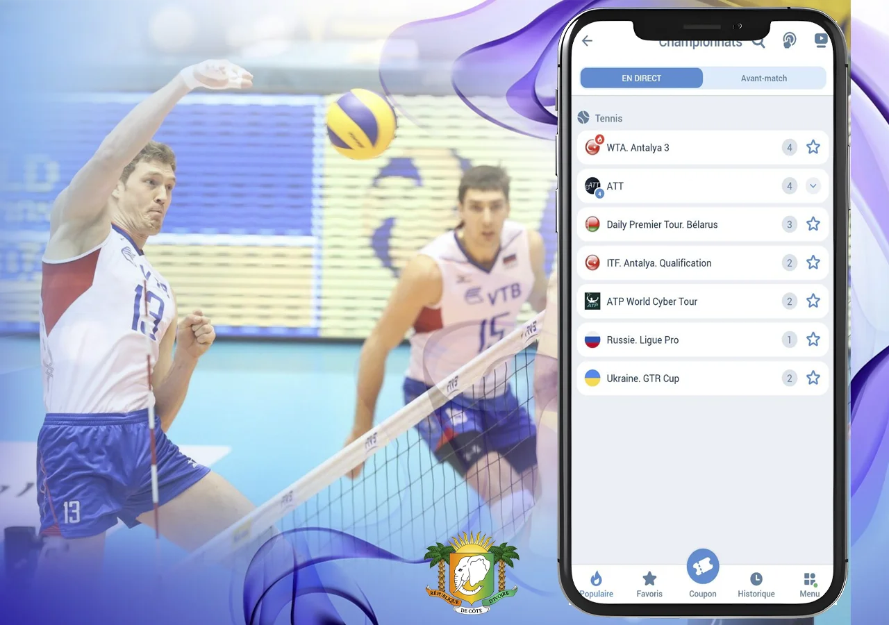 Paris sur le volley-ball sur téléphone