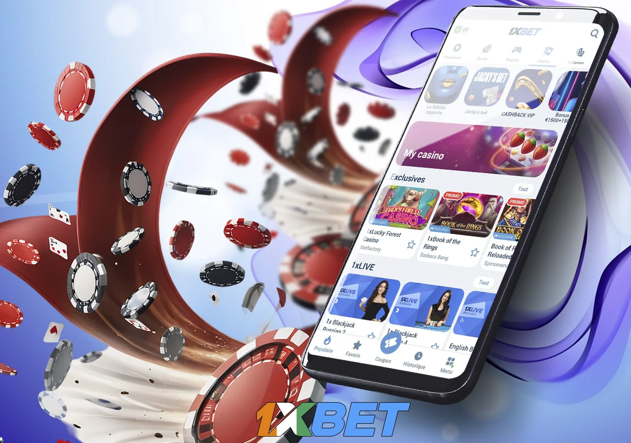 Casino mobile avec un grand nombre de jeux différents