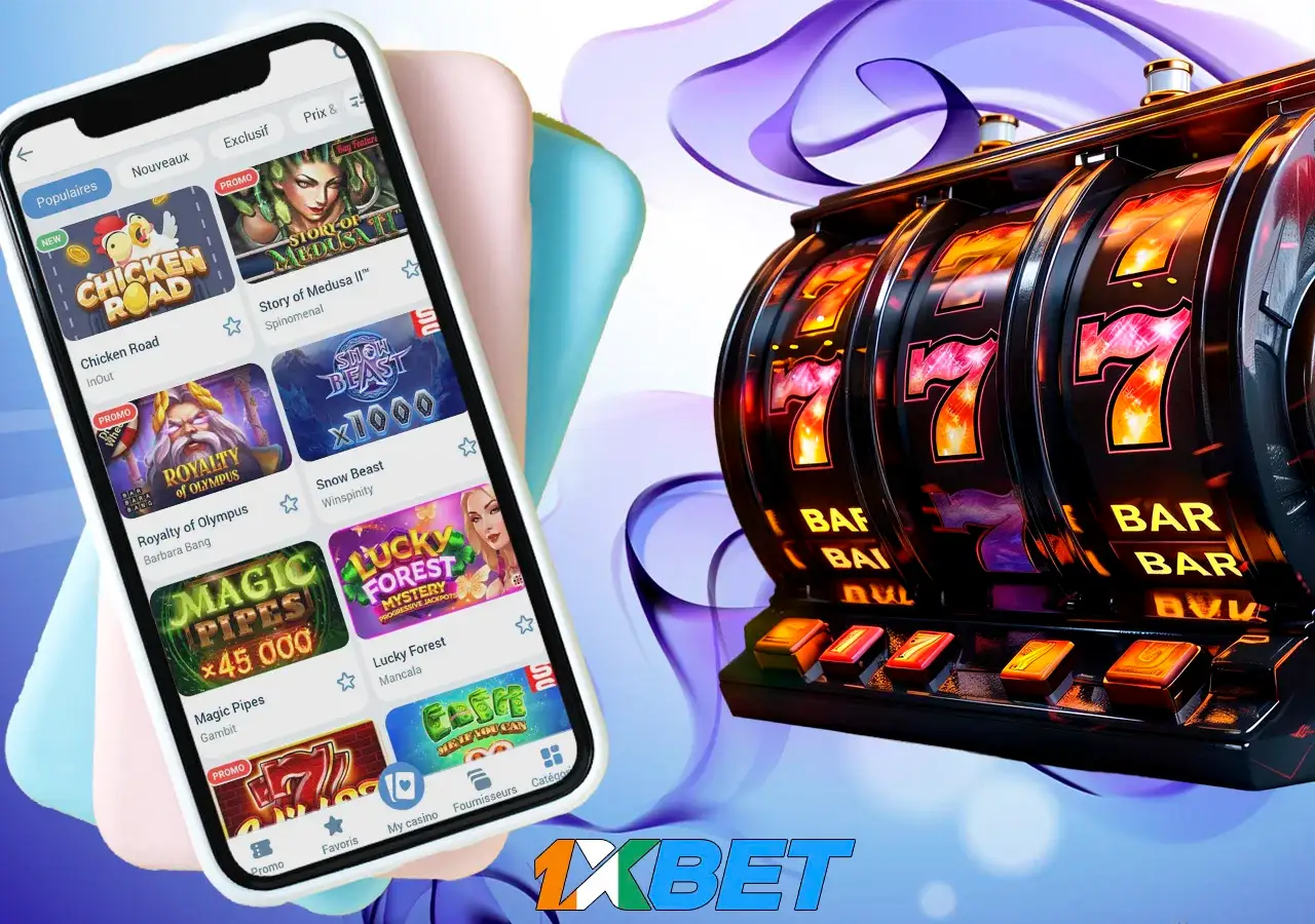 Un grand nombre de machines à sous 1xBet pour tous