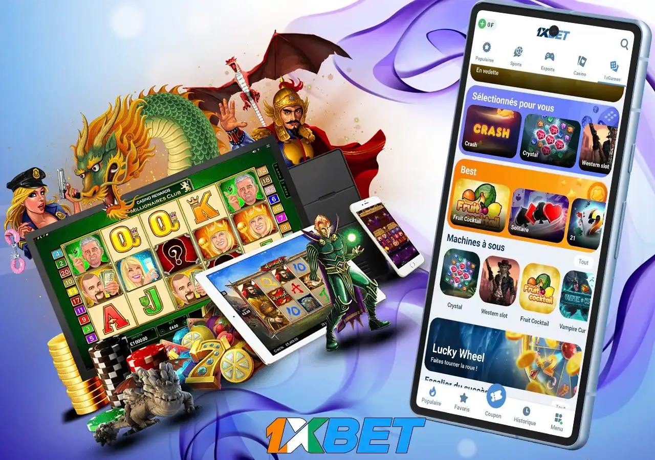 Jeux recommandés par le casino 1xBet