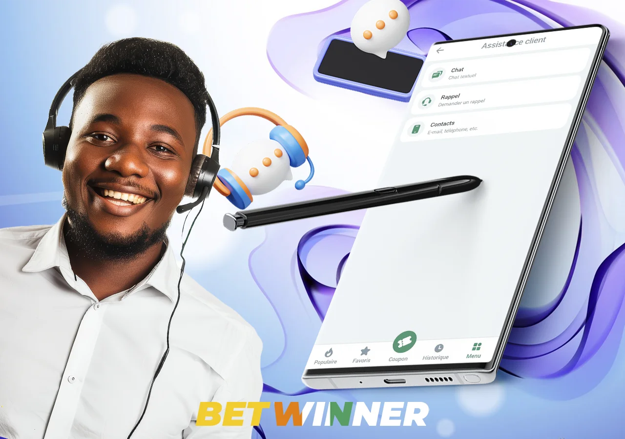 Contacter le support Betwinner par téléphone