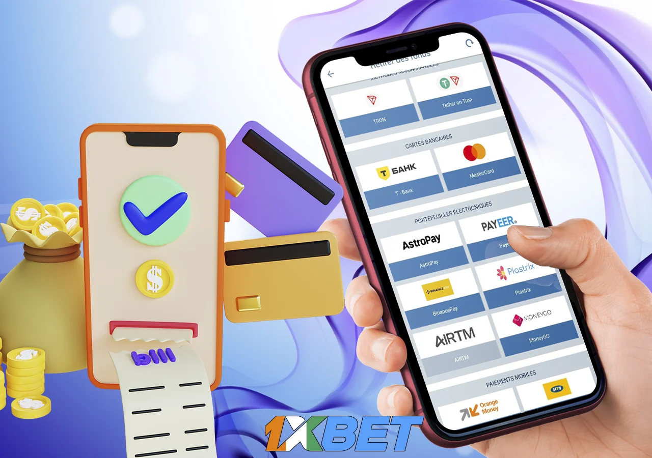 Retirez vos gains via une application mobile