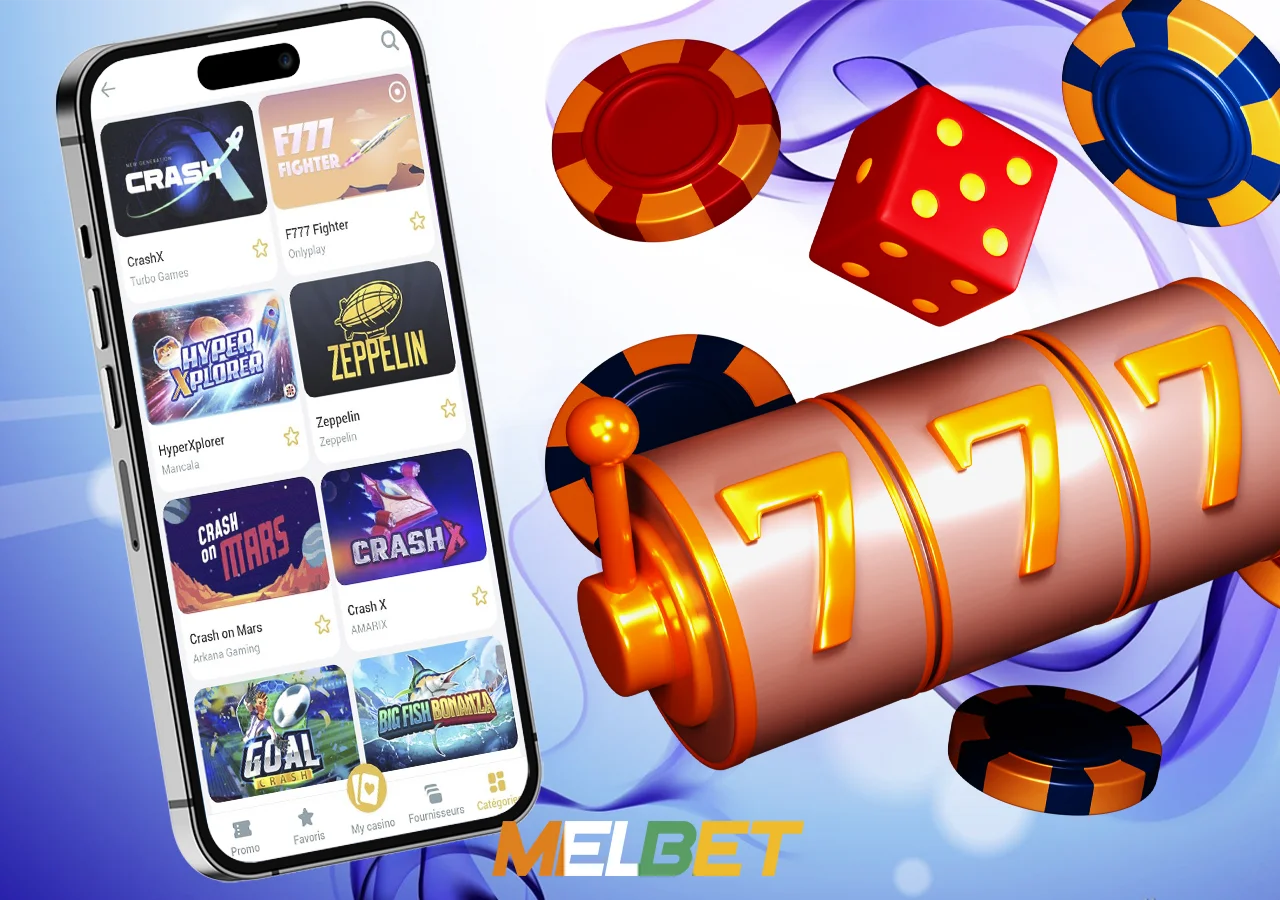 Jeux avec possibilité de gain rapide dans l'application mobile