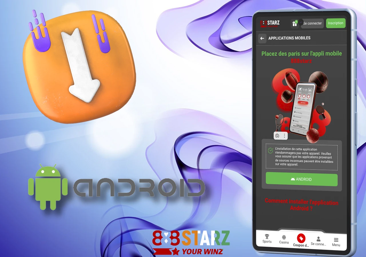 Instructions pour télécharger l'application Android
