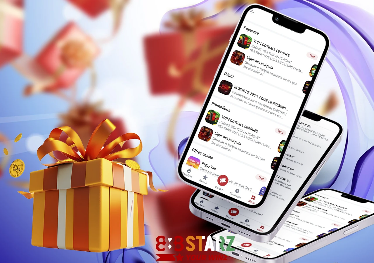 Programme de bonus de 888Starz pour les débutants et les joueurs réguliers